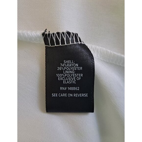 Torrid Women's 4 (4XL) Green White Print Long Sleeve V-Neck Dress New W/O Tags - Picture 12 of 14